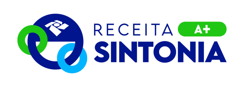 Selo Sintonia da Receita Federal Horizontal