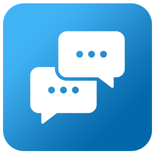 ícone de janela de conversa